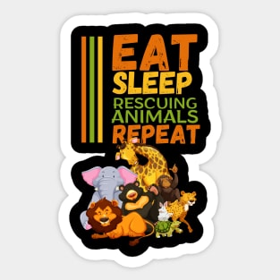 Animal Rescue, Rescuing Animals, Animal Control Worker Sticker